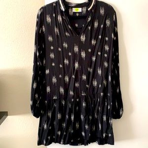 Tribal print baby doll style dress